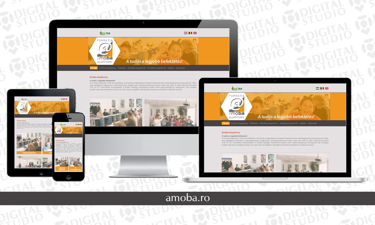 amoba.ro - webfejlesztés Digital Studio