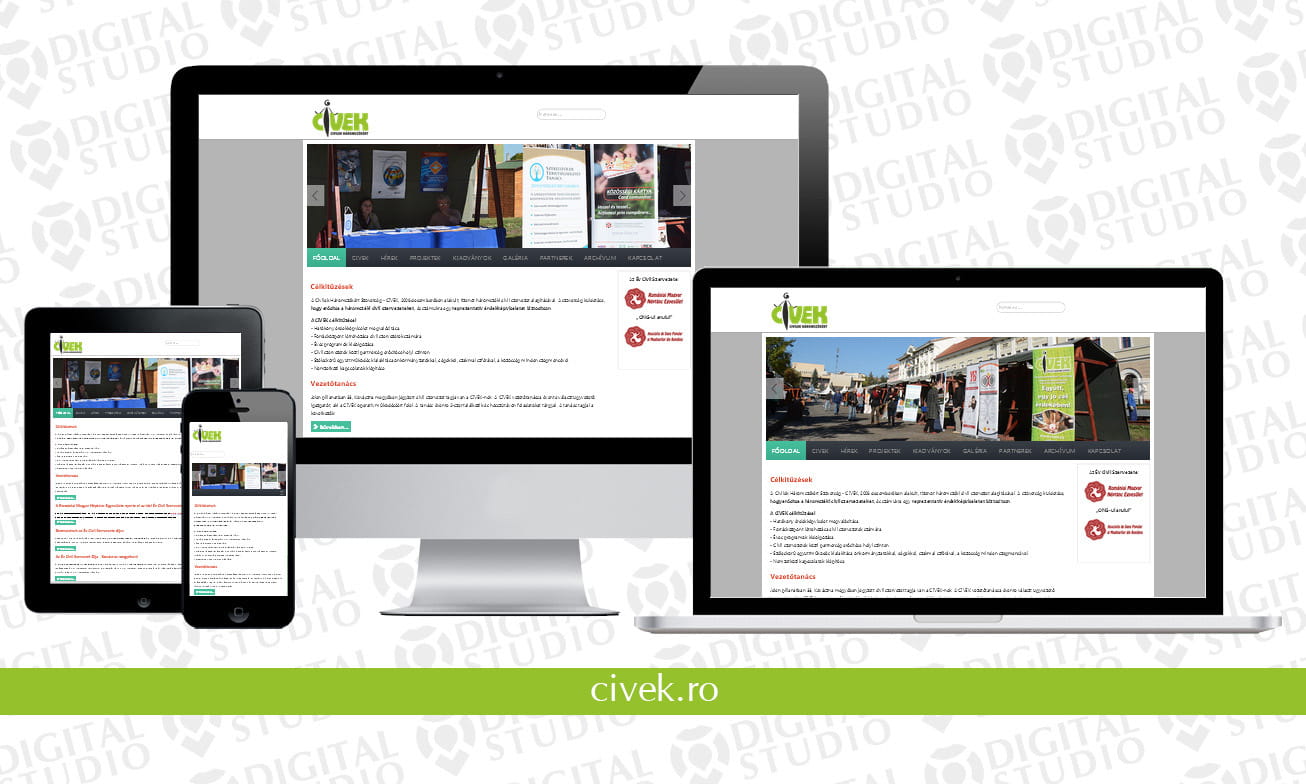 civek.ro - webfejlesztés Digital Studio